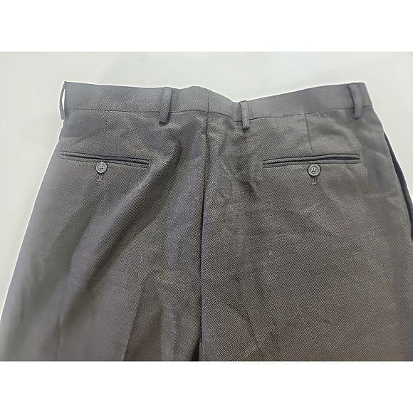 Tommy Hilfiger Lowry Suit Mens 42XL W35.5 Brown 100% Worsted Wool 2-Piece NWT - Picture 12 of 14